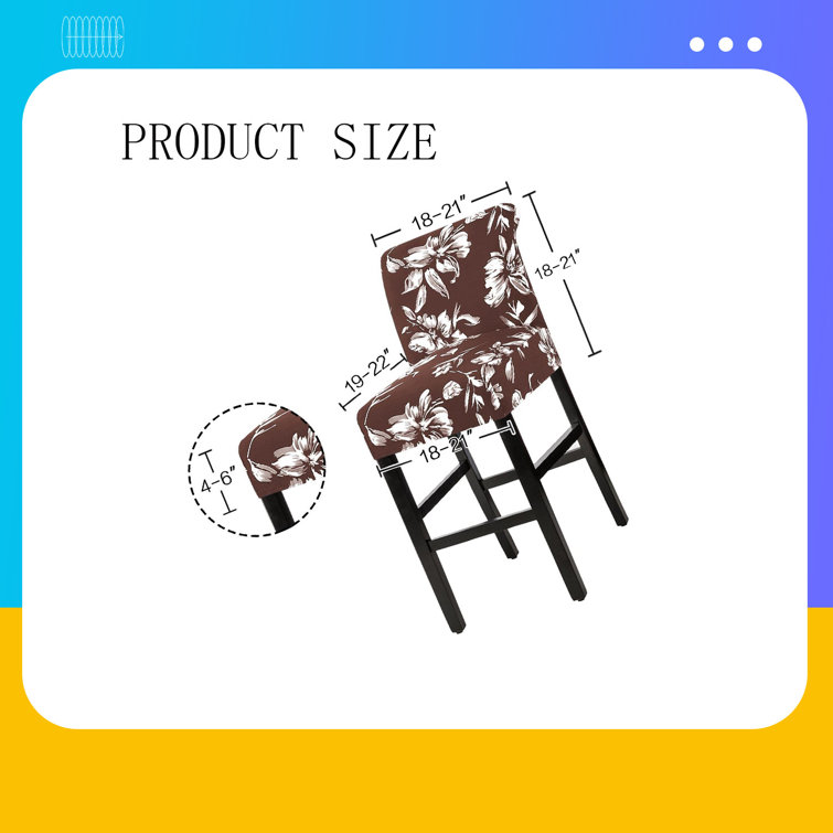 Counter stool seat online covers